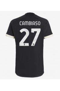 Juventus Andrea Cambiaso #27 Jalkapallovaatteet Kolmaspaita 2023-24 Lyhythihainen